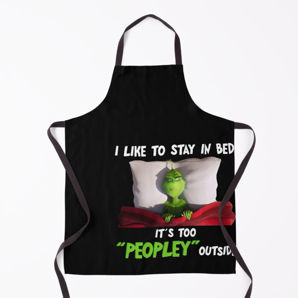 Item preview, I Like Stay in Bed It's Too Peopley Outside Grinch designed and sold by ZAVDBWB.