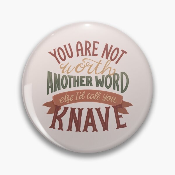 Item preview, Shakespeare Insult - Call You Knave - Solo cita designed and sold by Kit Cronk.