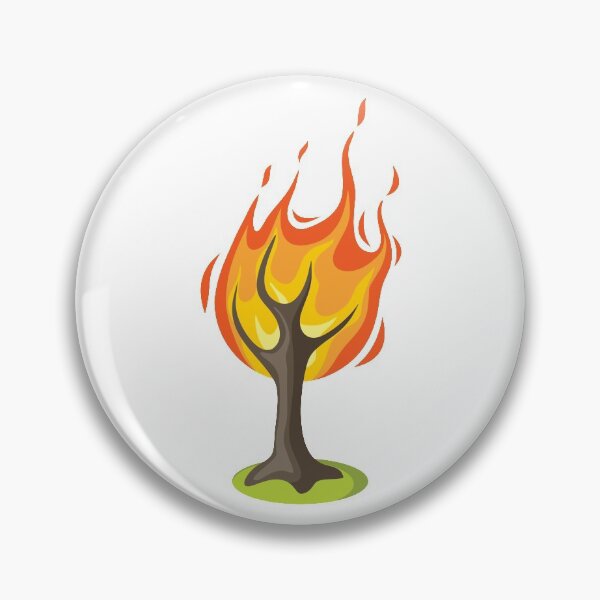 Item preview, Burning tree designed and sold by binti163.