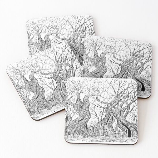 Item preview, Gnarly Trees Drawing designed and sold by Russ  Fagle.