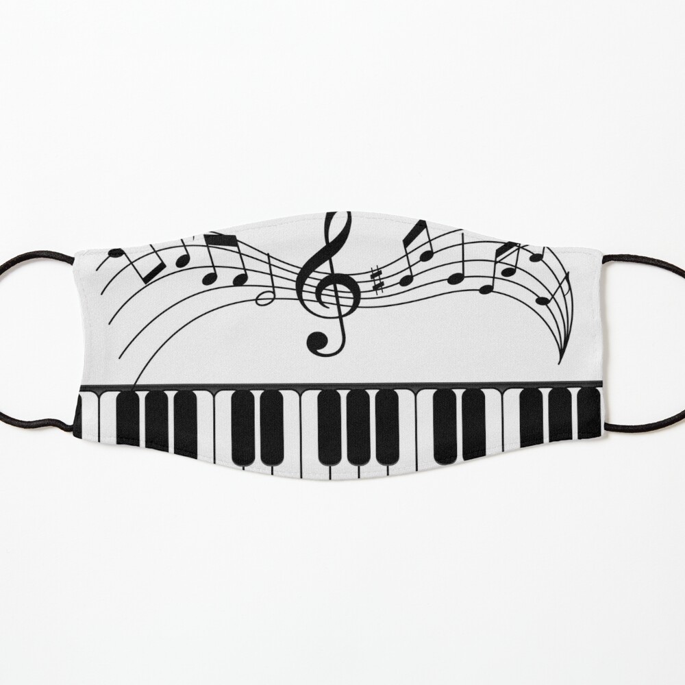 lovielf Washi Tape Set Music Note Piano Keyboard Black Colored Cute Do
