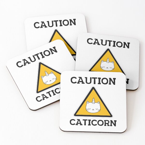 Item preview, Caution Caticorn Meowgical Cat Unicorn Kittycorn designed and sold by daguilon.