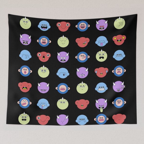 Item preview, Monster Emoji designed and sold by BorneowithLove.