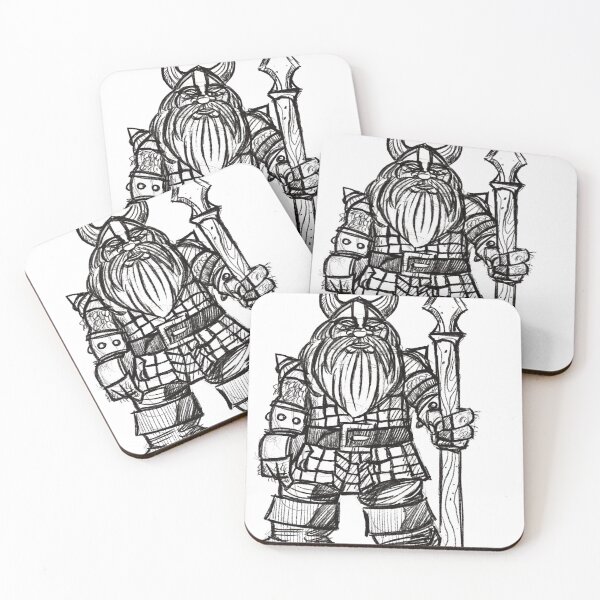 Item preview, Fantasy Warrior Drawing designed and sold by Russ  Fagle.