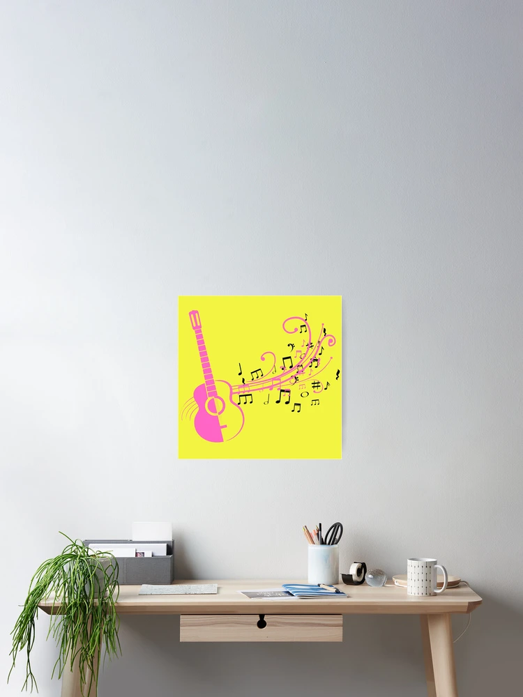 Thumbnail 2 of 3, Poster, Music Notes Pattern designed and sold by PRB1989.