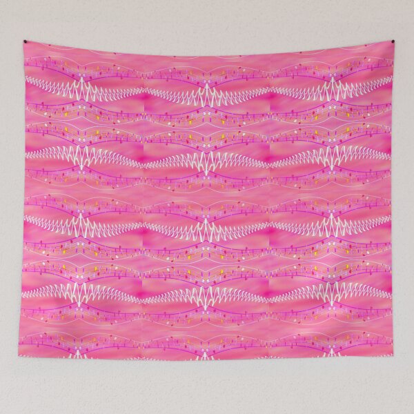 Item preview, Bright Musical Harps on Rose Pink designed and sold by Only1helen.