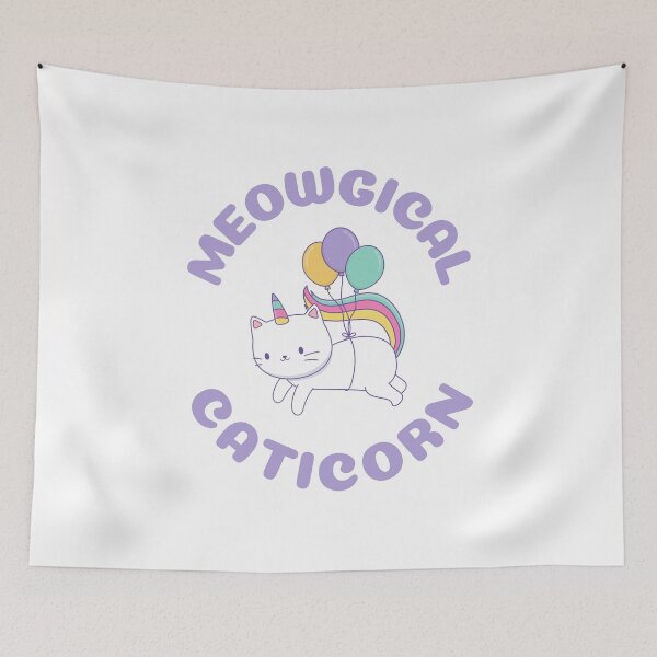 Item preview, Meowgical Caticorn Cat Unicorn Kittycorn designed and sold by daguilon.