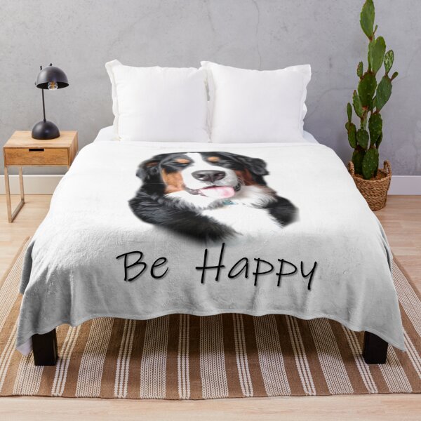 Item preview, Bernese Mountain Dog Be Happy designed and sold by SistersInArtN.