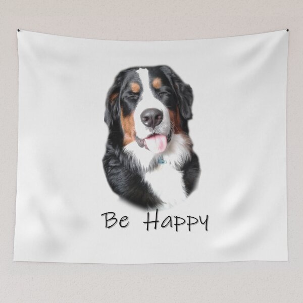 Item preview, Bernese Mountain Dog Be Happy designed and sold by SistersInArtN.