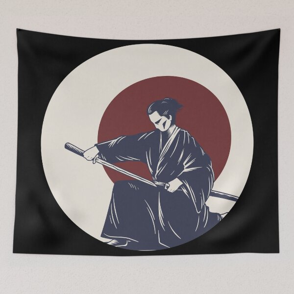 Item preview, Samurai in the Sun designed and sold by BorneowithLove.