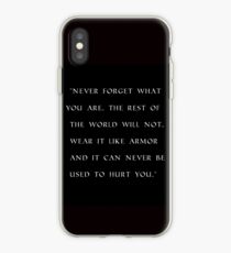 Game of thrones Tyrion quote design iPhone Case