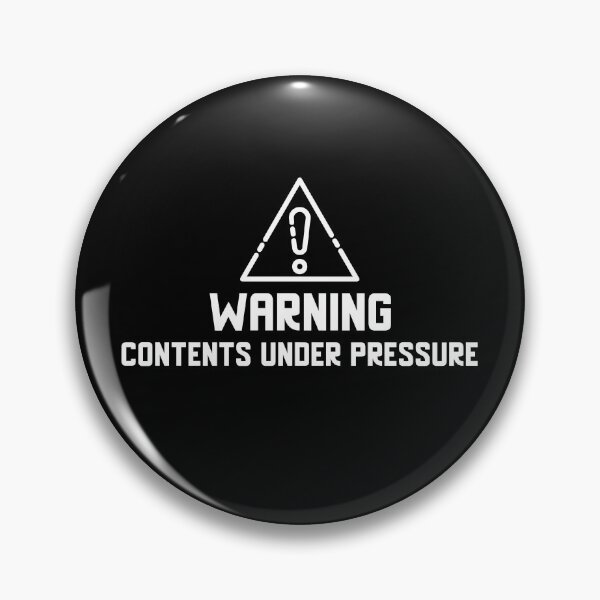 Item preview, Warning Contents Under Pressure designed and sold by Duellator.