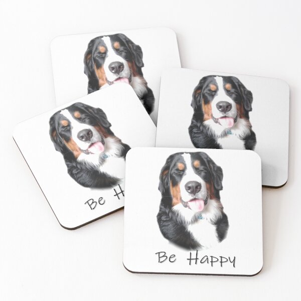 Item preview, Bernese Mountain Dog Be Happy designed and sold by SistersInArtN.