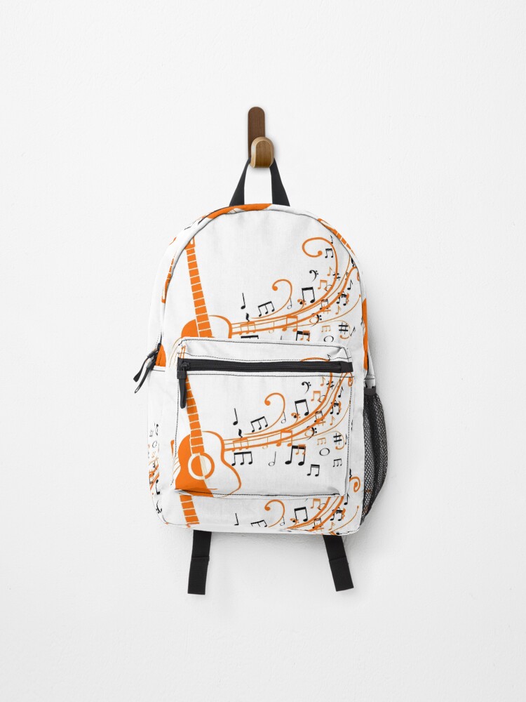 Thumbnail 1 of 3, Backpack, Music Notes Pattern designed and sold by PRB1989.