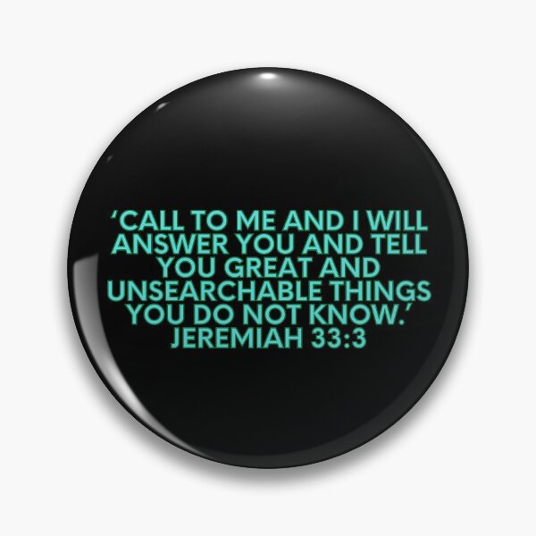 Item preview, Bible Verse Jeremiah 33:3 designed and sold by Prayingwarrior.