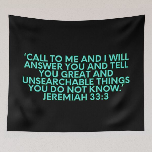 Item preview, Bible Verse Jeremiah 33:3 designed and sold by Prayingwarrior.
