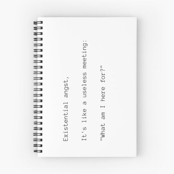 Item preview, Existential Angsty Meeting Haiku designed and sold by zezantam.