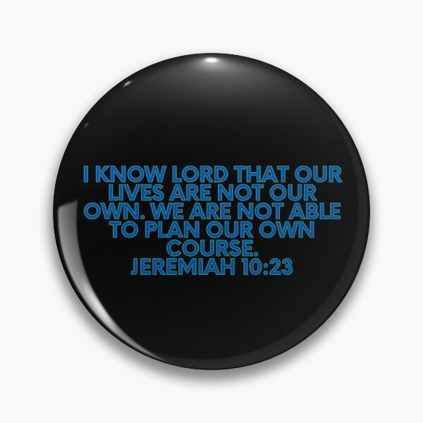 Item preview, Bible Verse Jeremiah 10:23 designed and sold by Prayingwarrior.