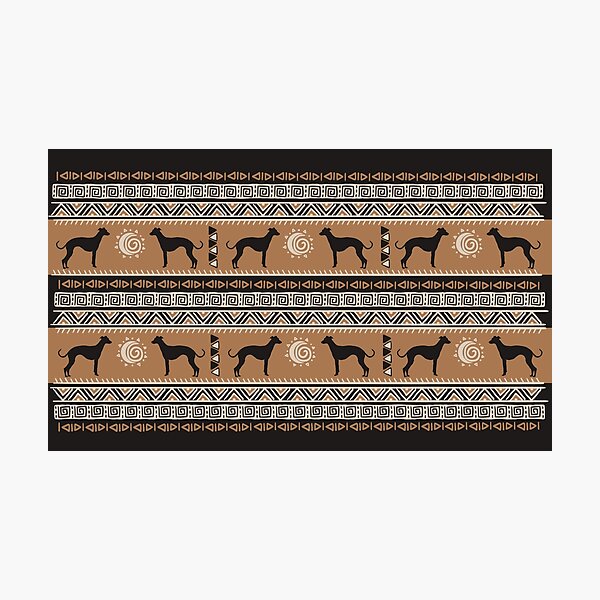 Item preview, Ancient tribal dogs | Whippet / Greyhound designed and sold by Camilla Fjäder.