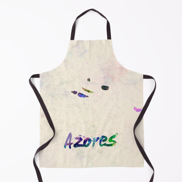 Item preview, Azores map in watercolor designed and sold by paulrommer.