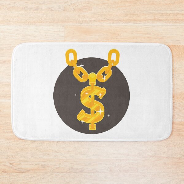 Item preview, Golden chain with dollar symbol designed and sold by binti163.