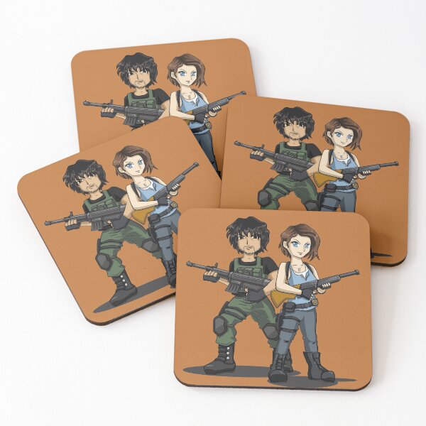 Item preview, RE3 Remake Jill & Carlos designed and sold by littlebearart.