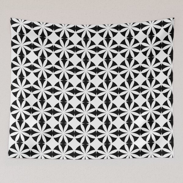 Item preview, Black and White Floral Mod designed and sold by NobodysHero.