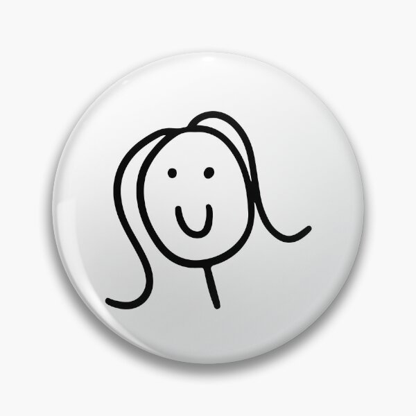Item preview, Smiling Girl Doodle designed and sold by Foodoze Clothing.