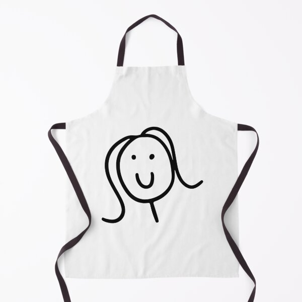 Item preview, Smiling Girl Doodle designed and sold by Foodoze Clothing.
