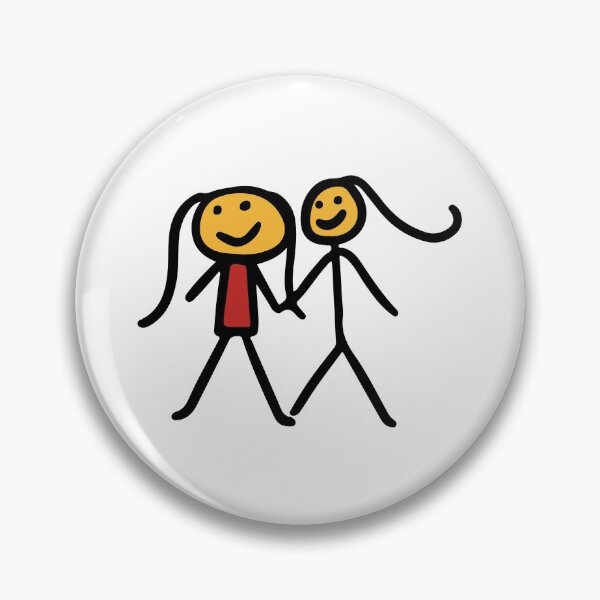 Item preview, Girls Holding Hands Doodle designed and sold by Foodoze Clothing.