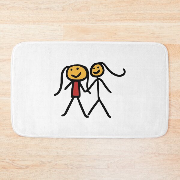 Item preview, Girls Holding Hands Doodle designed and sold by Foodoze Clothing.