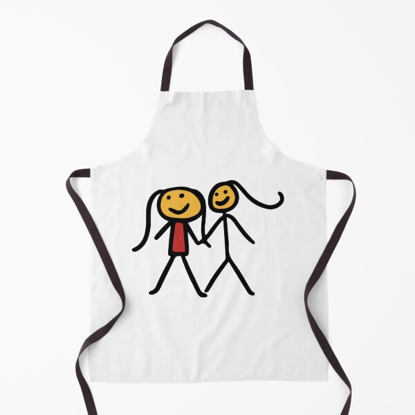 Item preview, Girls Holding Hands Doodle designed and sold by Foodoze Clothing.