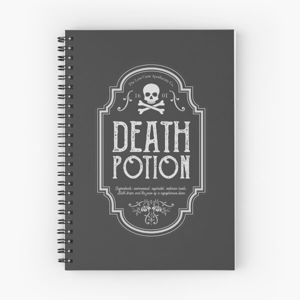 Item preview, Death potion label designed and sold by legateesofmoon.