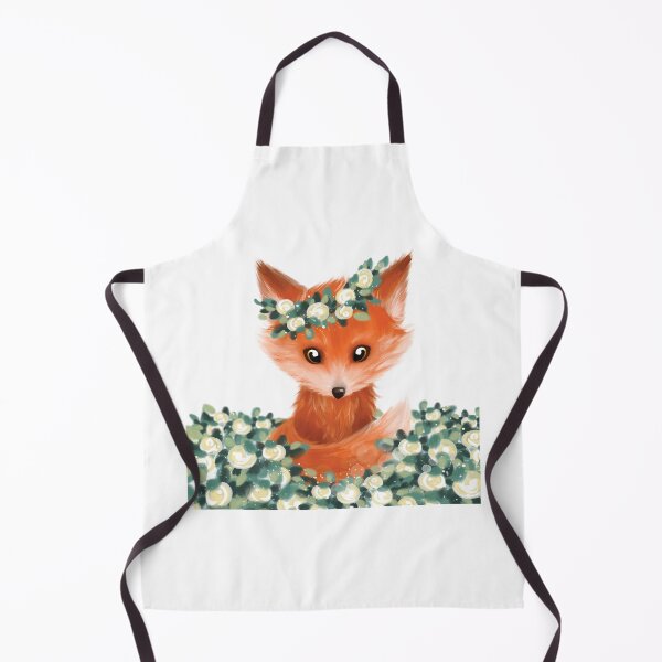 Item preview, Adorable Fox with Flowers  designed and sold by Juliemorey.