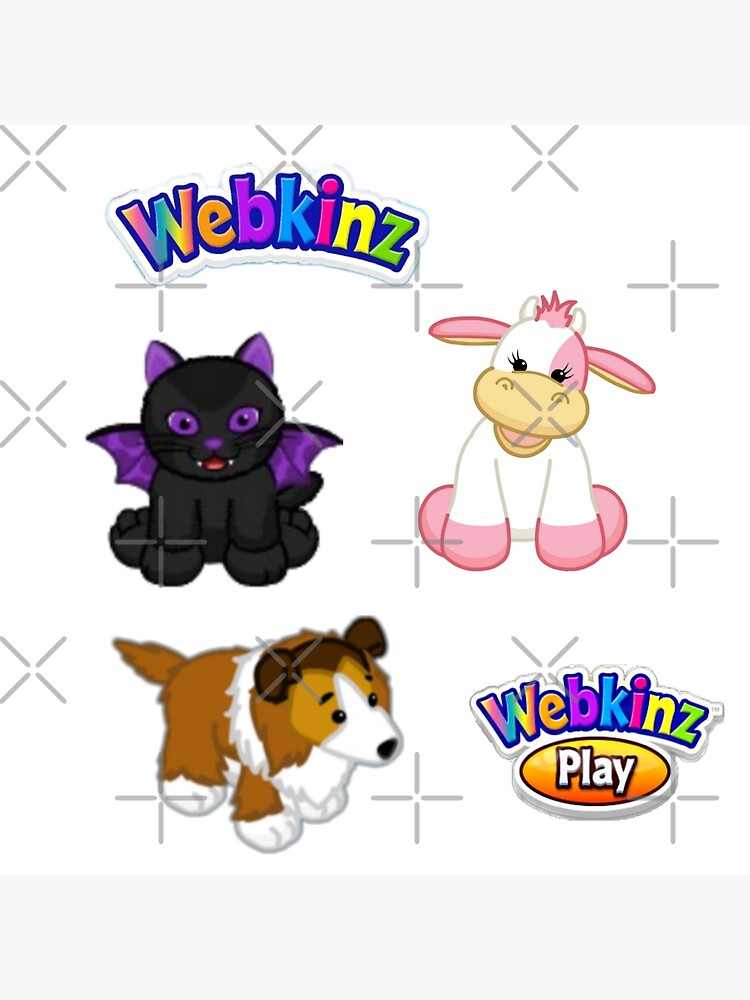 Webkinz Sticker Pack Poster By Klaredesteen Redbubble