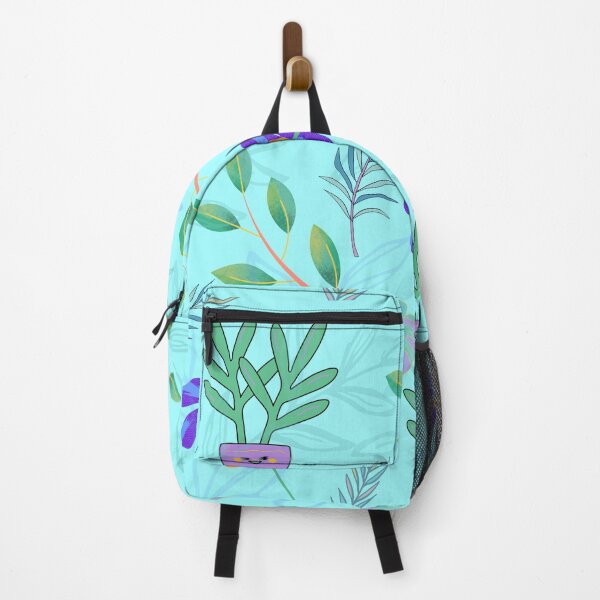 Item preview, Tropic leaves and flowers (light blue) designed and sold by ojasha.