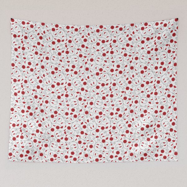 Item preview, Red flowers designed and sold by claudiothindi.