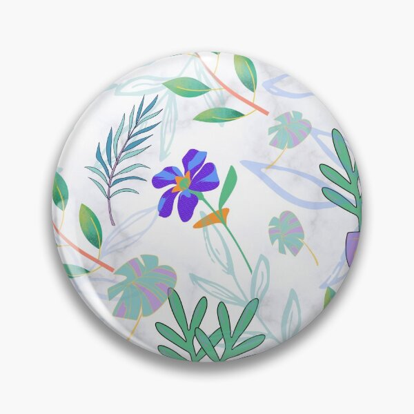 Item preview, Tropic leaves and flowers (white) designed and sold by ojasha.