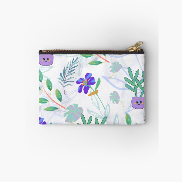 Item preview, Tropic leaves and flowers (white) designed and sold by ojasha.