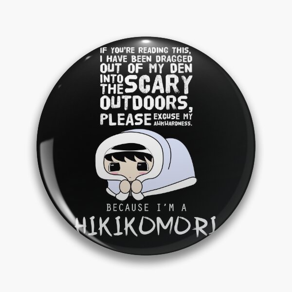 Item preview, Japanese Cute Funny Design - Hikikomori designed and sold by WaGoods.