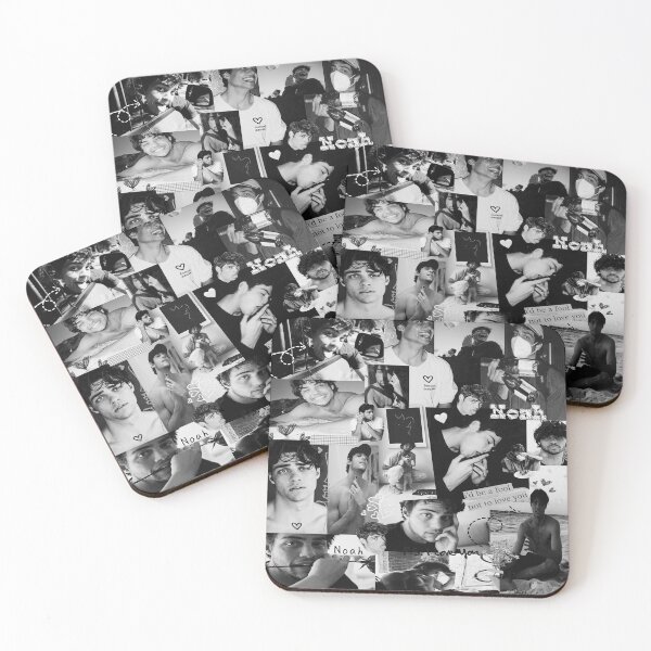 Item preview, Cute dreamy Noah Centineo picture collage - black and white designed and sold by MNCO.