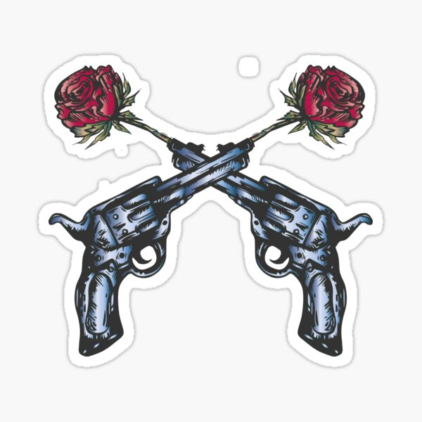Guns N Roses Sticker Pack  GNR Guns And Roses American Hard Rock