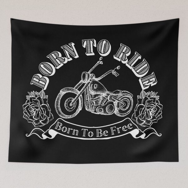 Item preview, Born To Ride Motorcycle designed and sold by MF-Designsltd.
