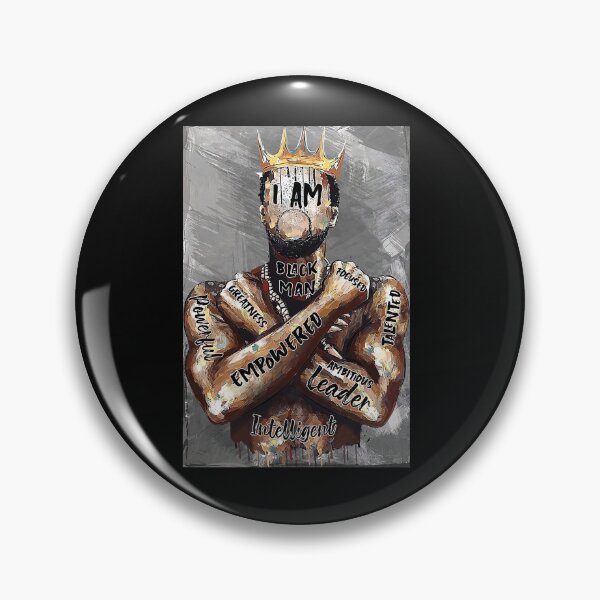 Item preview, I Am Black Man - Black King designed and sold by scrambledpeg.