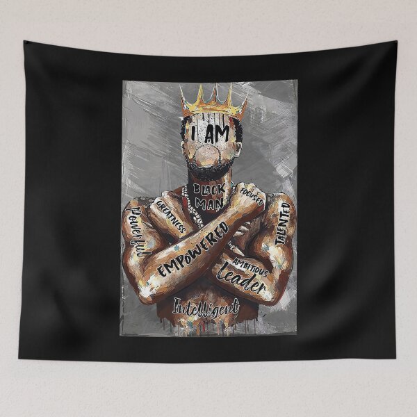 Item preview, I Am Black Man - Black King designed and sold by scrambledpeg.