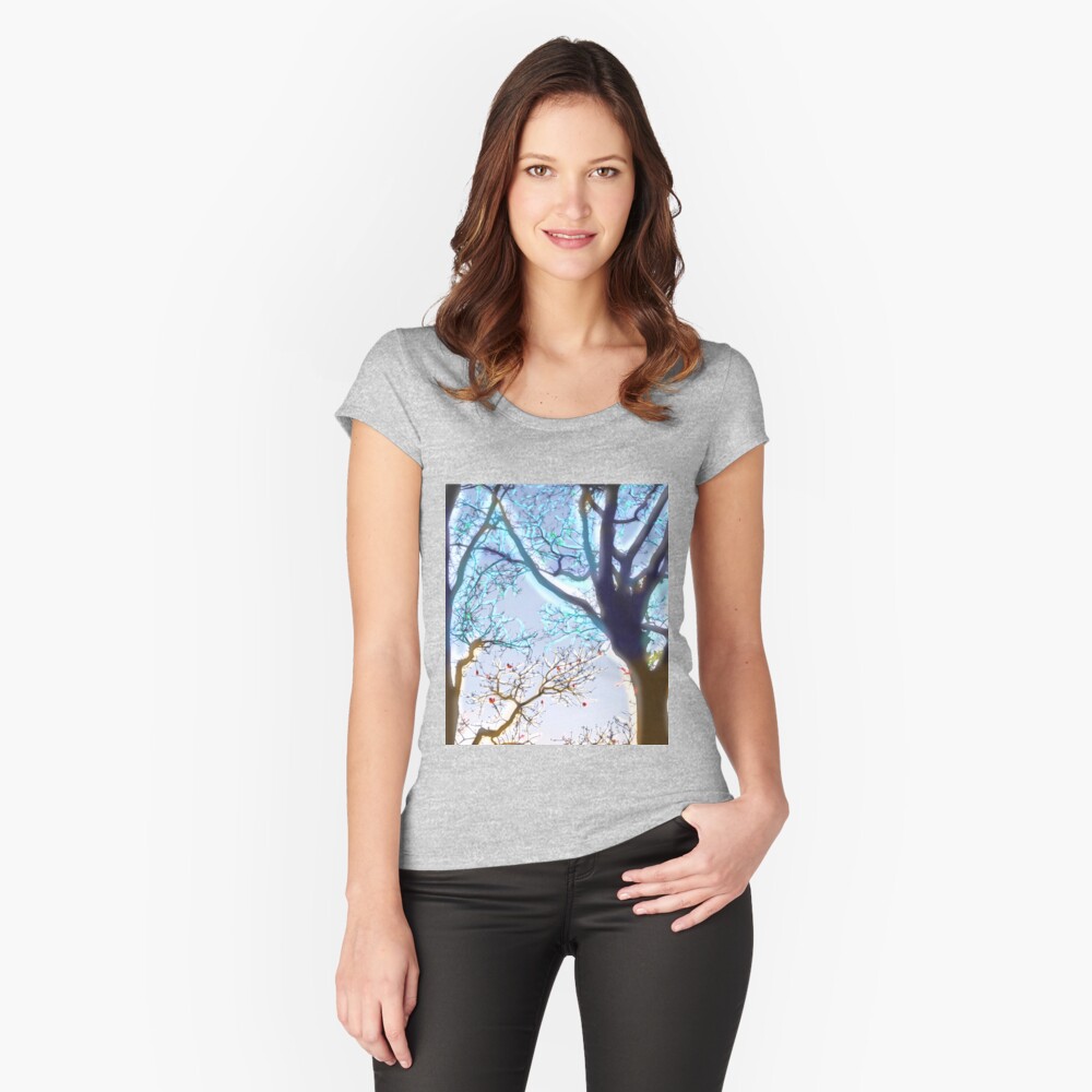 Item preview, Fitted Scoop T-Shirt designed and sold by AheraRoses.