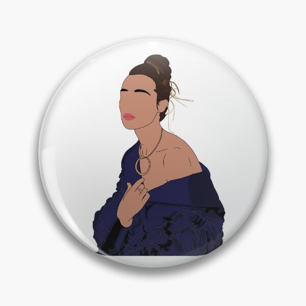 Item preview, Alycia Debnam Carey in Dramatic Blue designed and sold by Queen-V-art.
