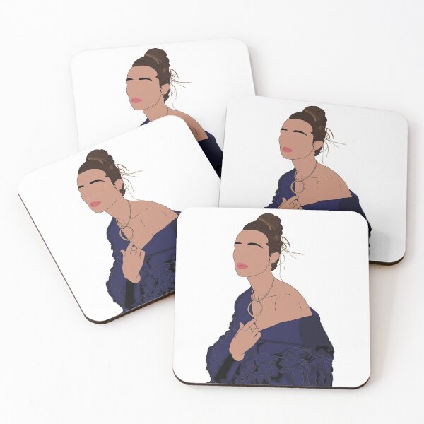 Item preview, Alycia Debnam Carey in Dramatic Blue designed and sold by Queen-V-art.