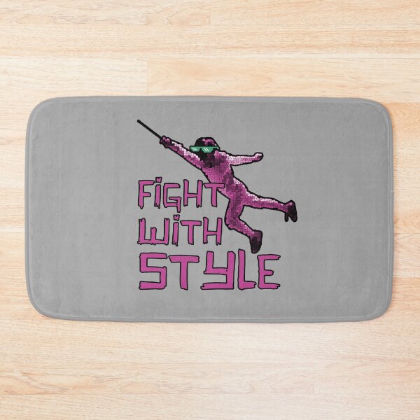 Item preview, Fight with style fencing pixel retro motif with sunglasses for fencing fans designed and sold by emm-j.