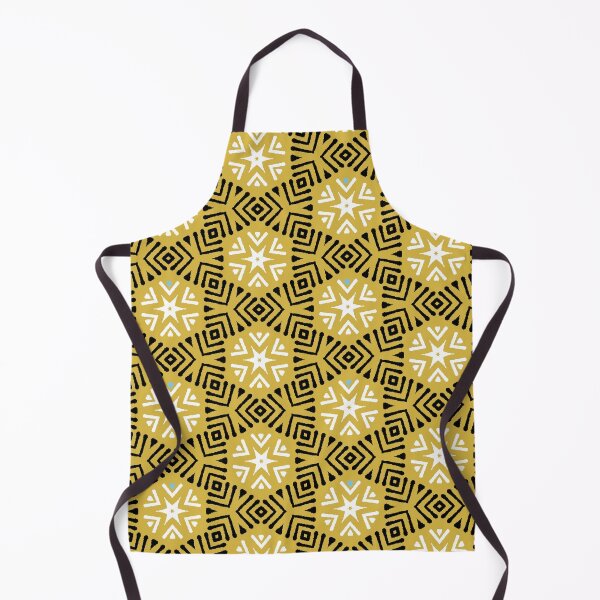 Item preview, African Print mustard, black and white designed and sold by Studio CB.